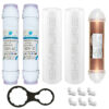 Shapure Half Yearly RO Service Kit for Aqua 2090 | Complete Water Purifier Filter Set with Carbon Sediment Copper Spun Filters and Connectors