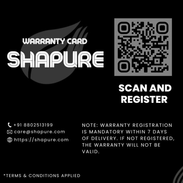 Shapure Premium Titanium LX ONE RO Water Purifier 10L | 8-Stage Filter - Image 7