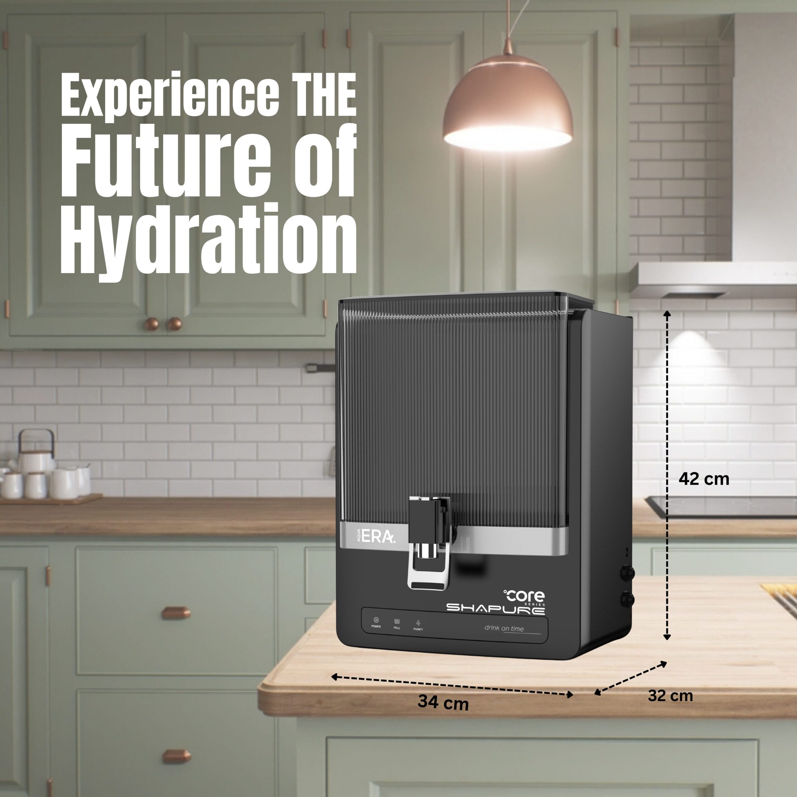 Shapure Aqua ERA 7-Stage RO | 4 in 1 Mineral Enriched | Works Up to 2500 TDS | Storage 9 L RO + UV + Minerals Water Purifier - Image 2